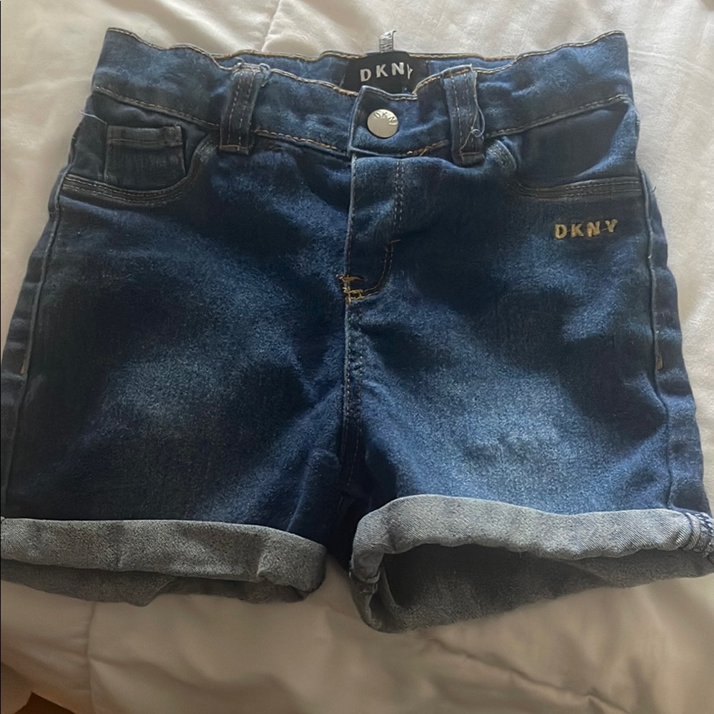 DKNY Dark Blue Denim Shorts
